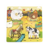 Puzzle s rúčkami Viga 44592 farma