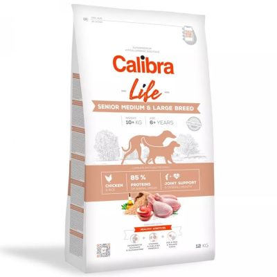 CALIBRA Dog Life Senior Medium & Large Chicken 12kg