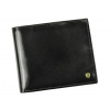 Pánska kožená peňaženka Rovicky N01-RVT RFID čierna 12,3 x 10,2 x 2 cm
