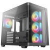 DEEPCOOL skříň CG530U 4F / ATX / 4x120mm ARGB / 2xUSB / USB-C / zaoblené sklo / panoramatická / černá R-CG530U-BKAGA4-G