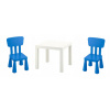 Ikea chýba biely stôl + dve stoličky pre deti (Ikea chýba biely stôl + dve stoličky pre deti)
