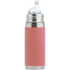 Pura® TERMO fľaša s náustkom 260ml - Rose