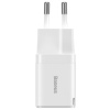 Adaptér Baseus CCGN010102 GaN3 s funkciou rýchleho nabíjania 30W biely