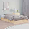 zahrada-XL Posteľný rám 90x190 cm jednolôžko masívne drevo 820701
