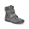 Detské zimné obuv Barefoot D.D.step W063-52263A metallic sivé