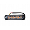 VÝSTRAŽNÁ LAMPA POLÍCIA STROBOSKOP STRÁŽE 12/24V SILNÉ MODRÉ SVETLO