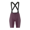CASTELLI dámske kraťasy s trakmi Espresso W DT vínová L