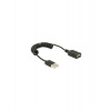 Delock kabel USB 2.0, prodlužovací, samec/samice, kroucený kabel (83163)