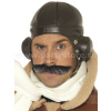 Čiapka - PILOT - RETRO AVIATOR - hnedá, ekologická koža, pánska