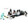 Americké diorámy Figúrky F1 Set 1 2020 - Dioráma Pit-stop Set 7 X Meccanici - Mechanics - With Decals 1:18 Black Green