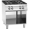 Plynový sporák 4 hořáky, 800x900x900 mm | BARTSCHER, 2951131 inox
