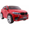 RAMIZ ELEKTRICKÉ AUTÍČKO BMW X6 - DVOJMIESTNE - LAKOVANÉ - ČERVENÉ - 12V/10 Ah - 2 x 12V / 120W / 20000RPM - 2025