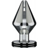 ElectraStim EM2197 Maxi Classic Electro Butt Plug Large, kovový análny kolík pre elektrostimuláciu 9,5 x 5 cm