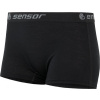 Dámské kalhotky s nohavičkou SENSOR Merino active černá Velikost: XL, Barva: černá