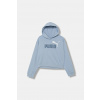 Detská mikina Puma ESS 2 COLOR No. 1 Logo? Short Length Hoodie TR G modrá farba, s kapucňou, s potlačou, 686072 176