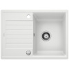 Granitový drez Blanco ZIA 45 S Compact biela soft s excentrom