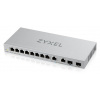 Zyxel XGS1210-12 12-portový gigabitový webovo riadený prepínač, 8x gigabitový RJ45, 2x 2,5GbE RJ45, 2x SFP+ XGS1210-12-ZZ0102F