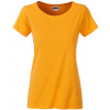 James&Nicholson Dámske triko JN8007 Gold Yellow L