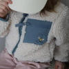 Mäkká fleecová bunda Nature beige Geggamoja Veľkosť: 122/128
