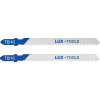 LUX-TOOLS Bimetalové pilové listy na dřevo a plast s T-stopkou 75 mm