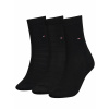 Tommy Hilfiger dámske čierne ponožky 3 pack 701220262 39/42
