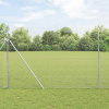 zahrada-XL Plot s stĺpmi Strieborná 1.5 x 10 m Oceľ 3351586