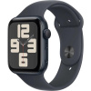 Apple Watch SE (2024) GPS 40mm Midnight Aluminium Case with Midnight Sport Band - M/L mxe93qc/a