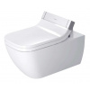 Duravit Happy D.2 Závesné WC na bidetovú dosku SensoWash, Rimless, s WonderGliss, biela 25505900001