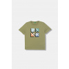 United Colors of Benetton detské bavlnené tričko 3I1XC10S4.G.Stagionale zelená 122