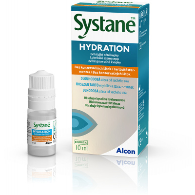 Alcon Systane Hydration bez konzervačných látok 10 ml