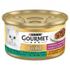 Gourmet Gold konzerva duo s králikom a pečeňou 85 g