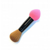 Divine cosmetics hubka so štetcom na makeup 12,5 cm Ružová