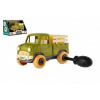 Teddies Auto nákladný skrutkovací plast 14cm so skrutkovačom na voľný chod v krabičke 19x12x9cm
