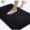 Kúpeľňový koberec Bisk Chenille 60 x 40 cm čierny