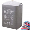 Kôš na bielizeň SATIS 75l strieborný