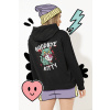 GG-God.sk Mikina Hello Kitty Dámska Farba: Čierna (Black), Veľkosť: S, Grafika: Vzadu (Back)