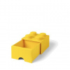 LEGO® úložný box s šuplíkem 25 x 25 x 18 cm žlutá