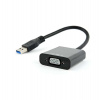 Gembird adaptér USB 3.0 (M) na VGA (F), čierny, blister (AB-U3M-VGAF-01)