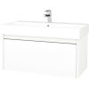 Kúpeľňová skrinka s umývadlom Dřevojas Bono 81x39 cm biela umývadlo Glance 277598