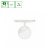 SPECTRUMLED SYSTEM SHIFT CCT- GLOBE SPHERE TRACK LIGHT FI100X130MM 5W 165DEG WHITE CCT SWITCH 5Y WARRANTY