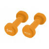 Činky - Vinyl Dumbbell pre tréning. Súprava. 2x5kg. (Činky - Vinyl Dumbbell pre tréning. Súprava. 2x5kg.)