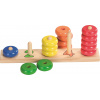 GOKI Triediaca hra Naučte sa počítať s drevenými krúžkami (58941)
