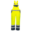 Portwest S488 Reflexné nohavice na traky 5XL, Fluorescenčno žltá-Námornícka modrá