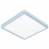 LED stropné svietidlo Eglo Fueva 5, štvorec, 28,5, cm, neutrálna biela, IP44 (30894) chróm