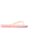 Havaianas Hav. Slim Glitter Flourish Macaron Flip Flops Unisex Kids Macaron Pink 1/2