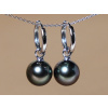 Zlaté náušnice 14K z pravých tahitských perál WW017WE-T