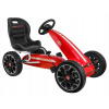 Gokart na pedále ABARTH s veľkými mäkkými kolesami