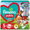 PAMPERS Plienky nohavičkové Active Baby Pants Paw Patrol veľ. 5 (12-17 kg) 66 ks 8006540863619