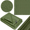 Laminovaná nepremokavá polyetylénová plachta, 120g/m2, 3x4m, zelená Springos