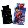 Jerry Fabrics Obliečky Spiderman svietiace v tme Bavlna 140x200 70x90